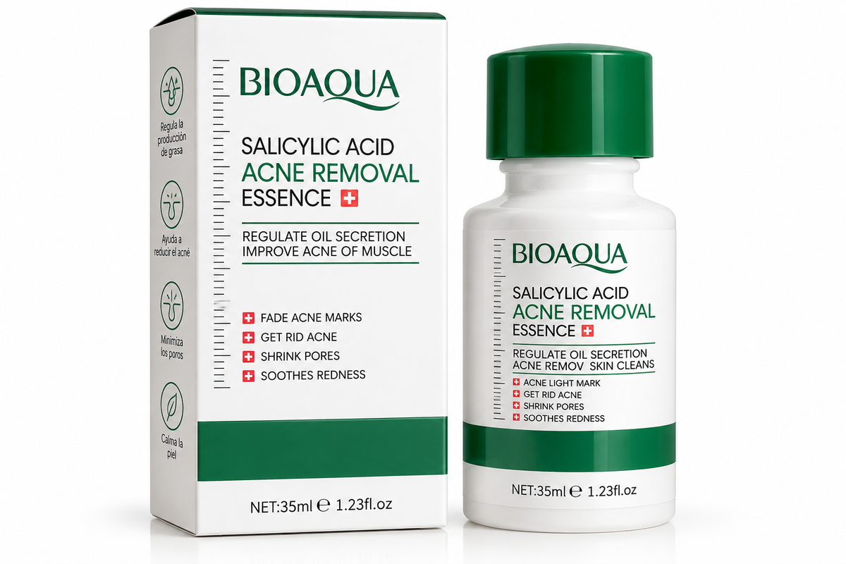 BIOAQUA Salicylic Acid Acne Removal Essence – Esencia Facial Antiacné 35 ml