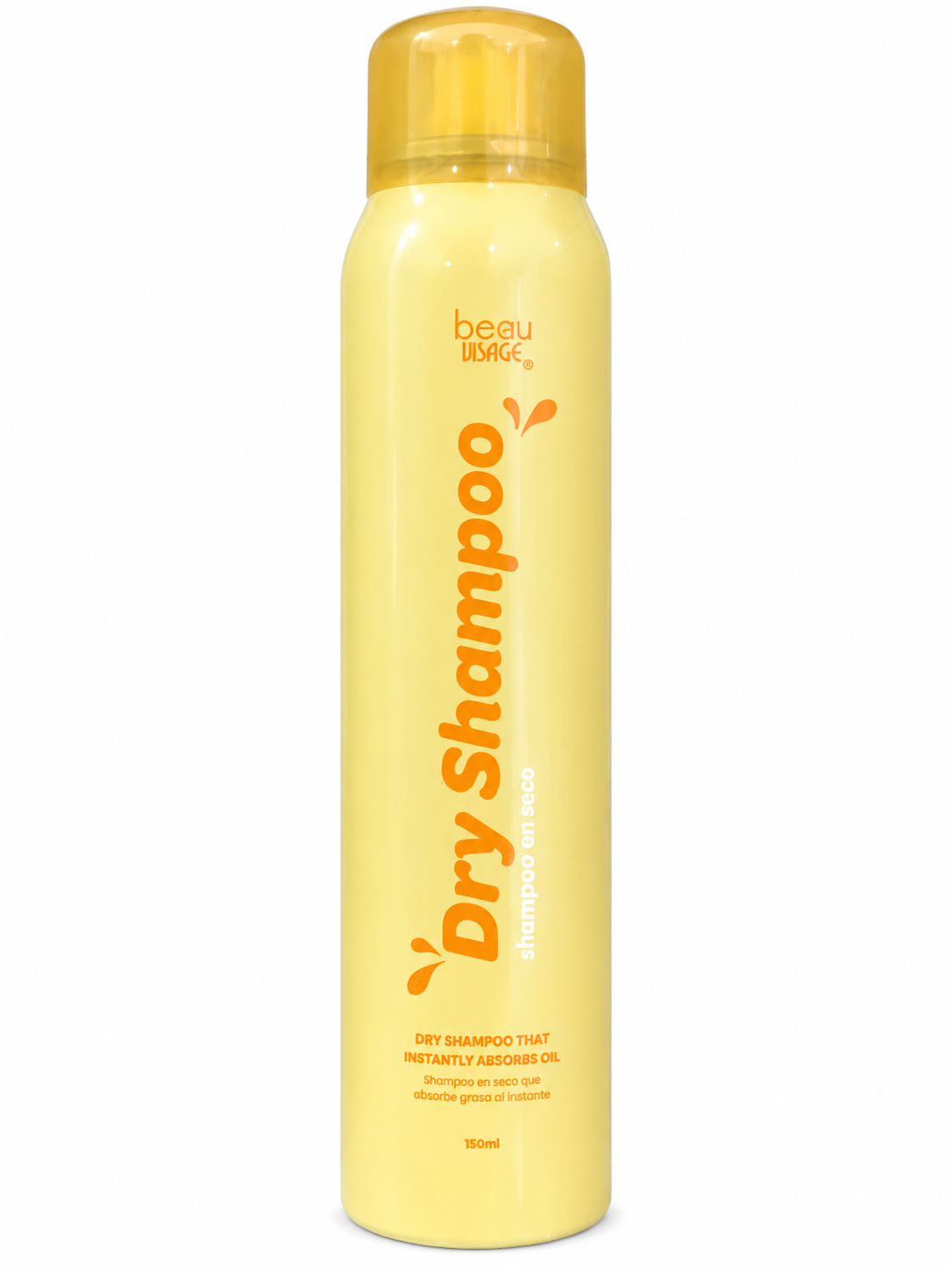 Beau Visage Dry Shampoo – Shampoo en Seco Absorbe Grasa 150 ml