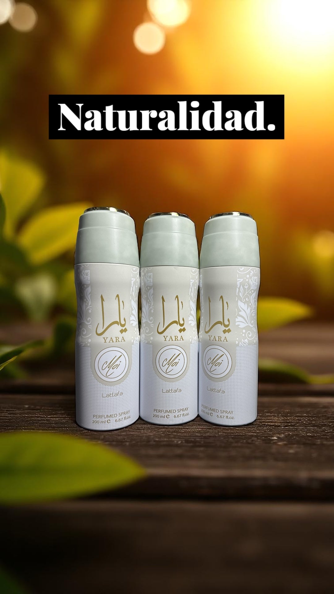LOCIÓN EN AEROSOL YARA MOI 200 ML